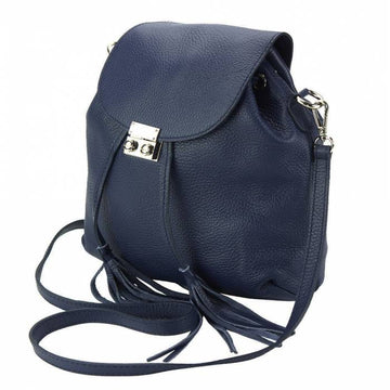 Damask Women Leather Backpack